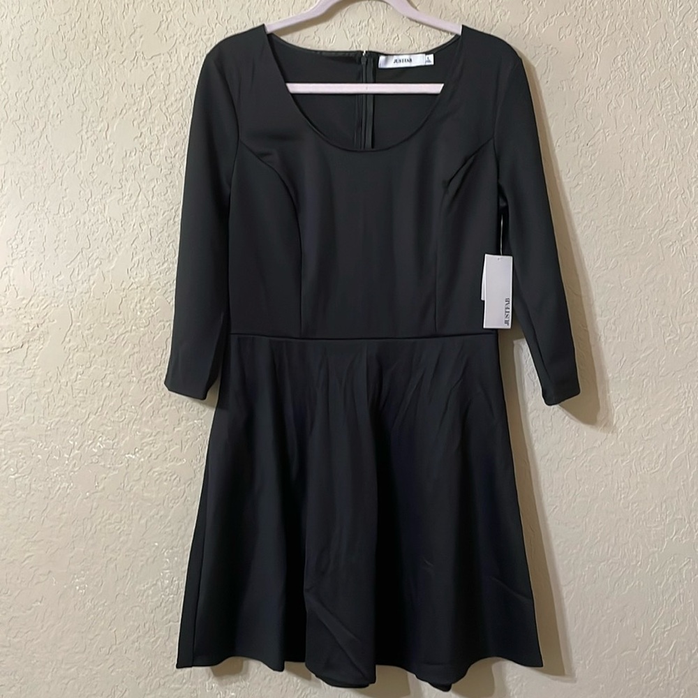 Cute Long Sleeve Little Black Dress